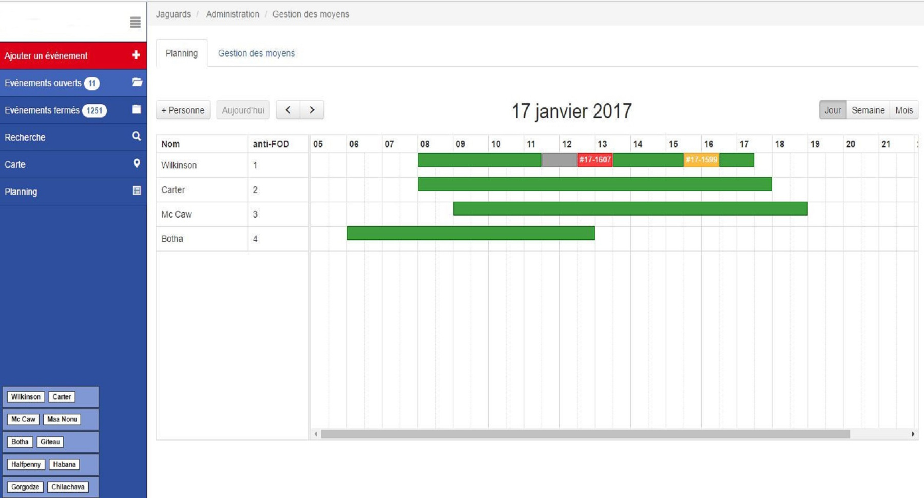 Planning-Anom Plannings